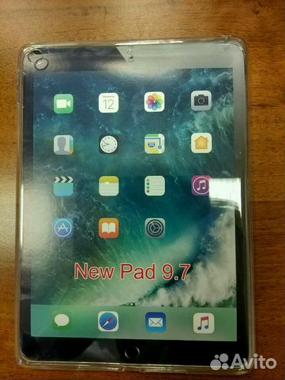 Силикон. чехол-накладка на заднюю часть iPad Pro 9