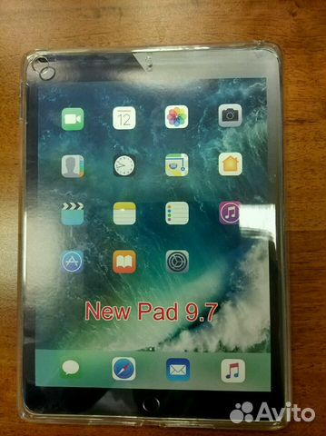 Силикон. чехол-накладка на заднюю часть iPad Pro 9