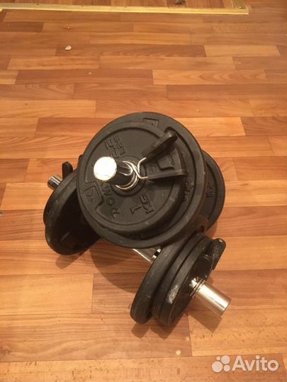 Гантели «Domyos». Две штуки по 10 (8;12;14) кг