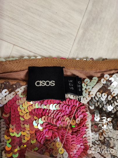 Юбка с пайетками ASOS