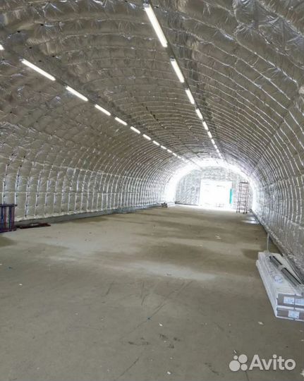 Теплый ангар склад под ключ