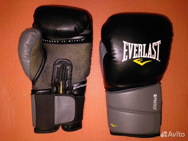 Боксерские перчатки Everlast Protex2 GEL 12 унций