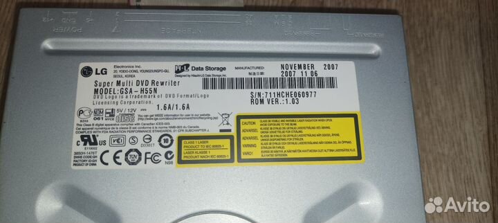Super Multi DVD rewritermodel:GSA-H55N