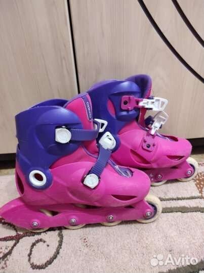 Роликовые коньки детские раздвижные