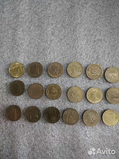 Набор монет России 18 шт