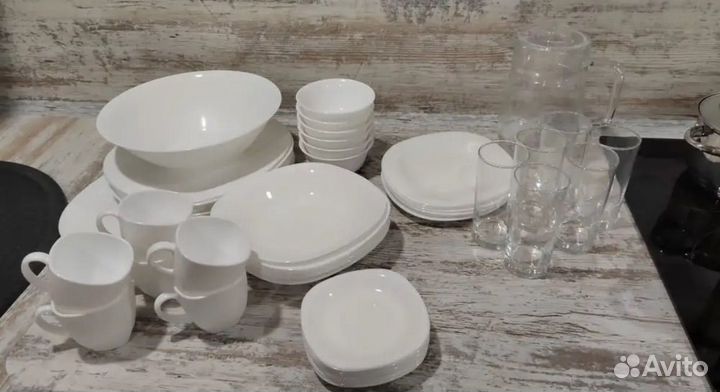 Набор столовой посуды luminarc 46 предметов