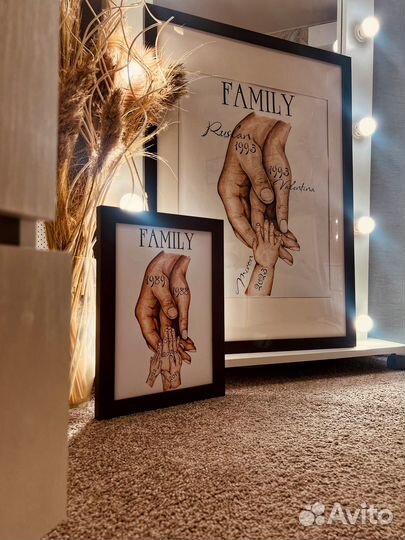 Семейный постер