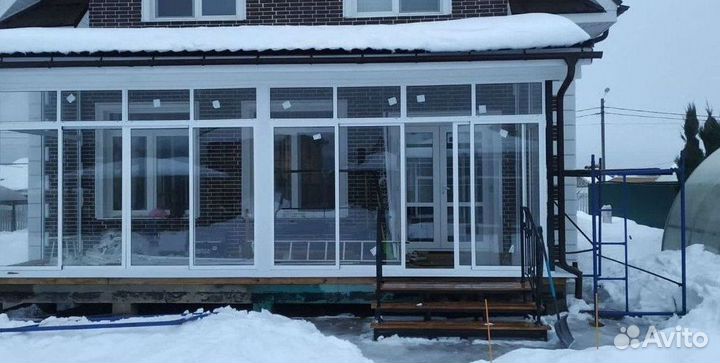 Остекление окон и балконов пвх