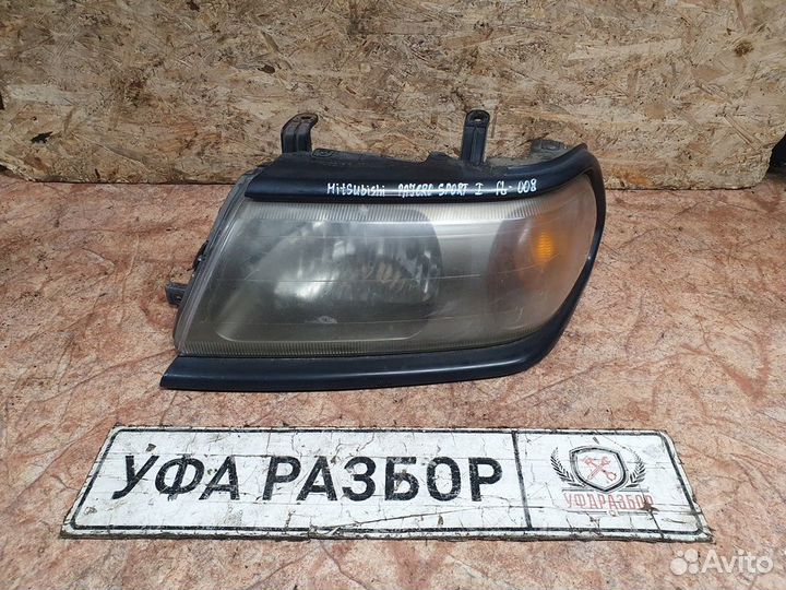 Фара левая Mitsubishi Pajero Sport (K9) 1998-2008