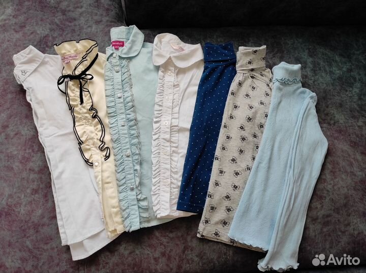 Блузки для школы 128 см