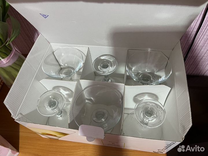 Бокалы новые