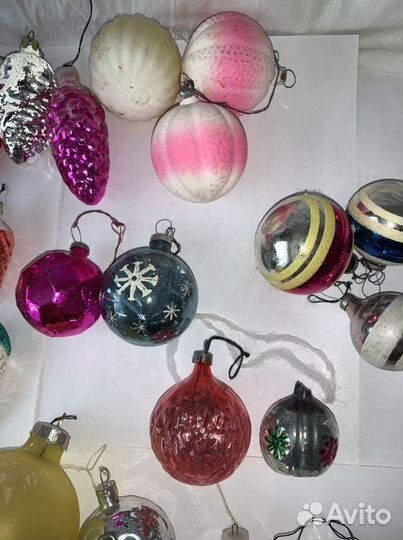 Елочные игрушки СССР