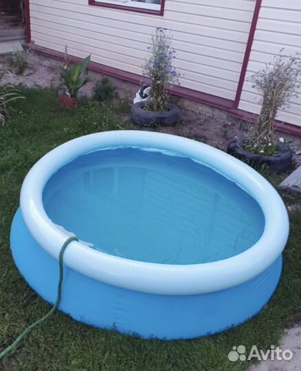 Бассейн Bestway +тент