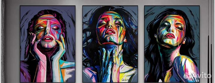 Модульная картина бу