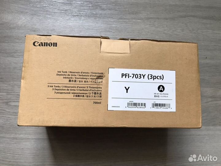 PFI-703Y uc Canon вышел срок установки