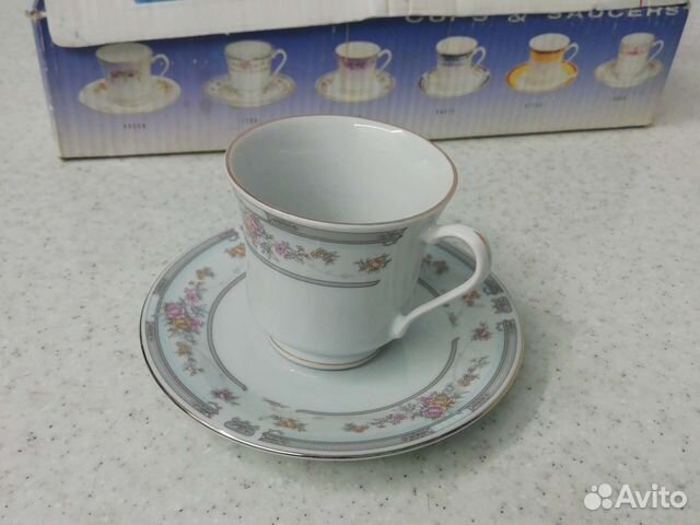 Набор кружек кофейных новый