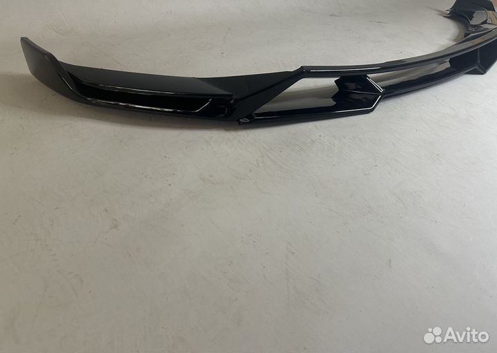 Сплиттер перед черный LCI рест BMW G01 X3 G02 X4