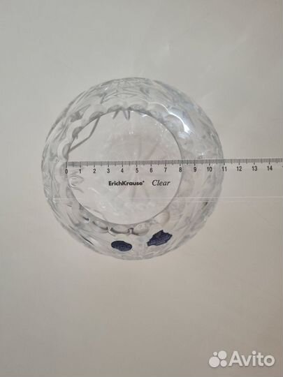 Хрустальная ваза - шар