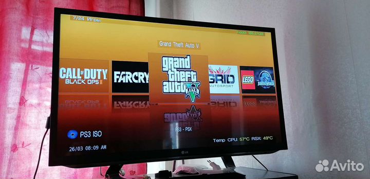 Sony PS3 прошитая 47 игр