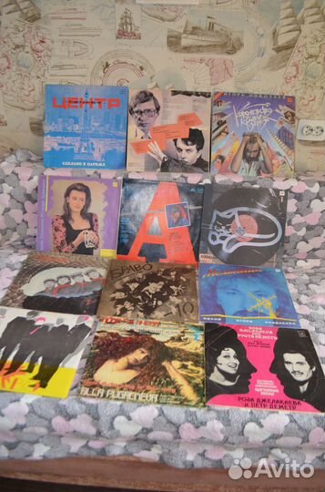 Виниловые пластинки. эстрада, рок и др 1980-1990г