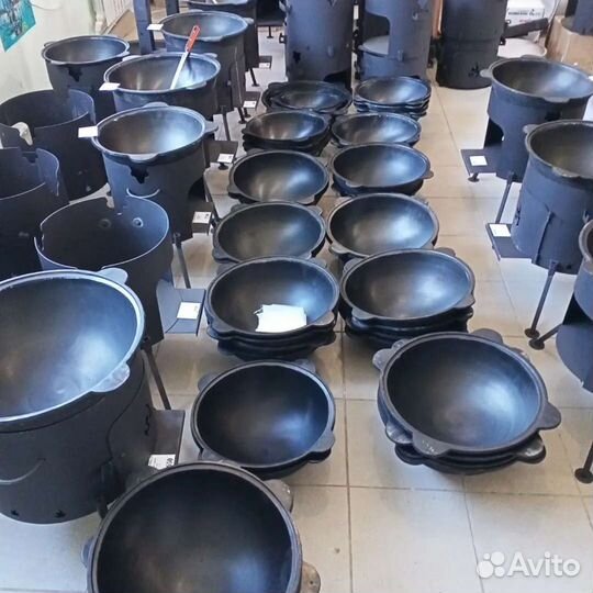 Казаны чугунные,печи
