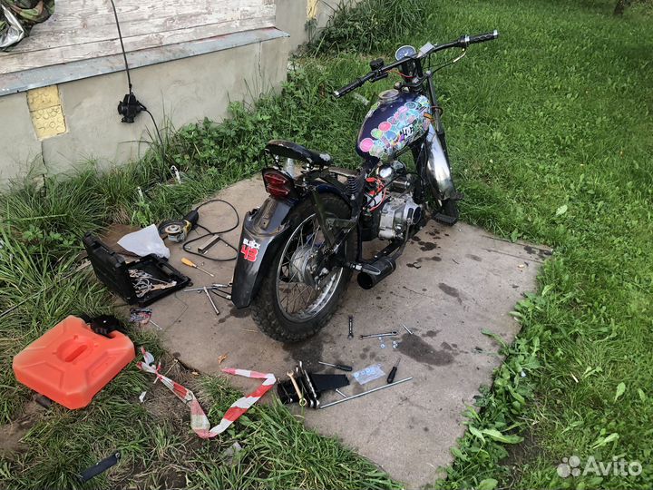 Кастомный мопед
