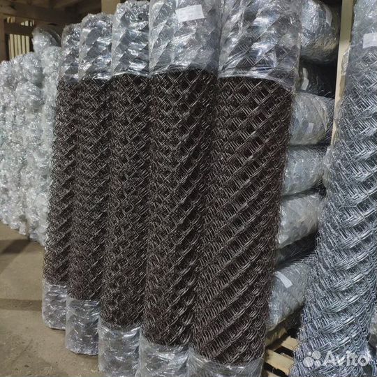 Сетка рабица от производителя в шоколадном цвете