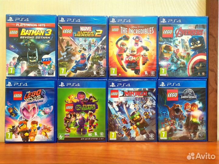 Lego PS4 (новые в пленке)