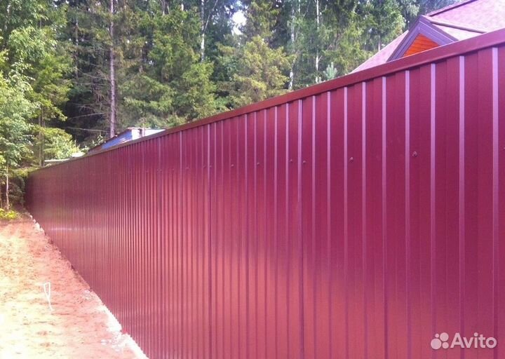 Забор металлический быстро