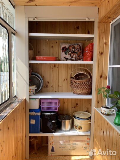 Шкаф с рольставнями на балкон на заказ с доставкой