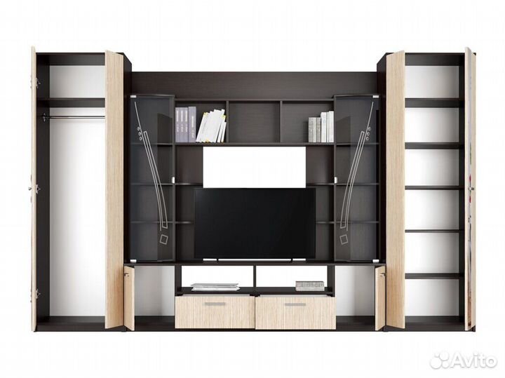 Стенка Венеция 2 цвета