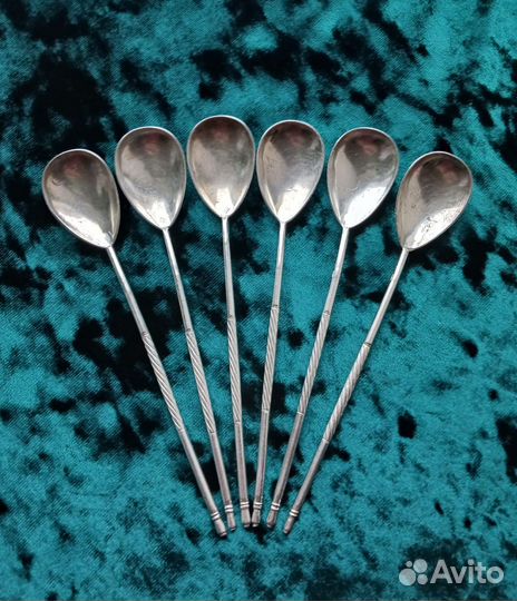 Чайные ложки Серебро 875