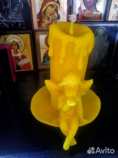 Восковые свечи,ручной работы