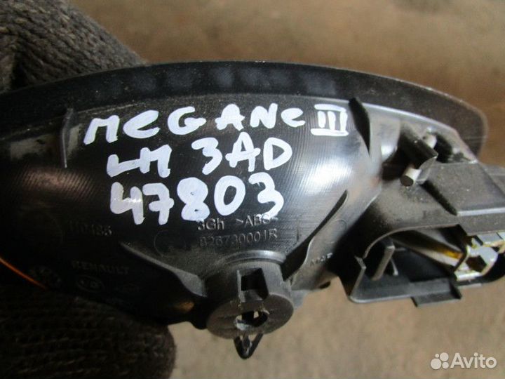 Ручка внутренняя двери левая Renault Megane III 20