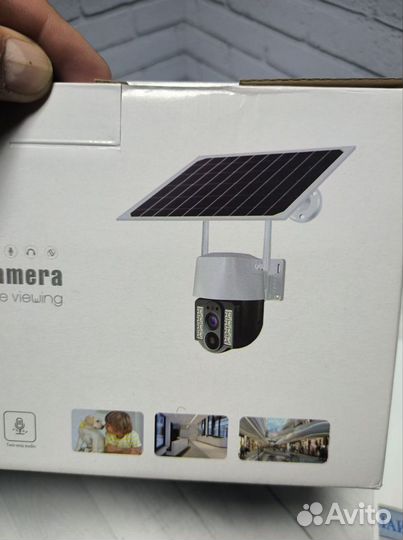Камера видеонаблюдения на солнечных батареях 4G