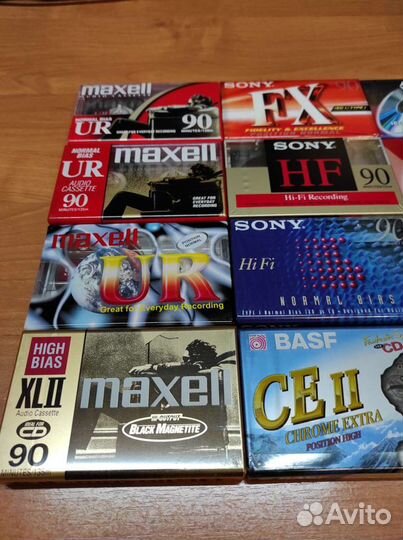 Аудиокассеты Basf, Maxell, TDK, Sony