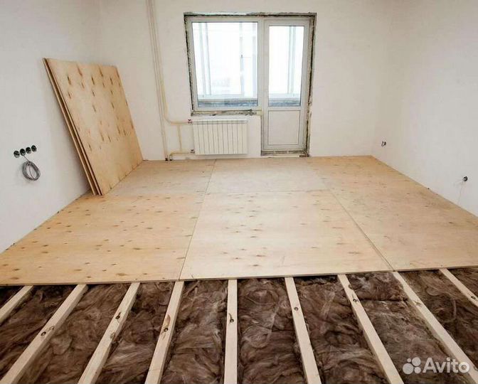 Укладка ламината и линолеума