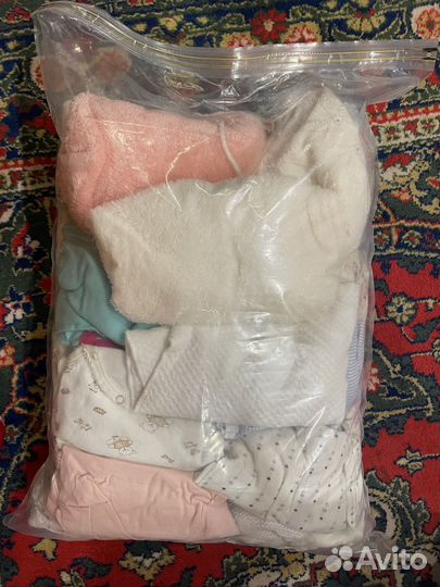 Детские вещи пакетом от 0 до года