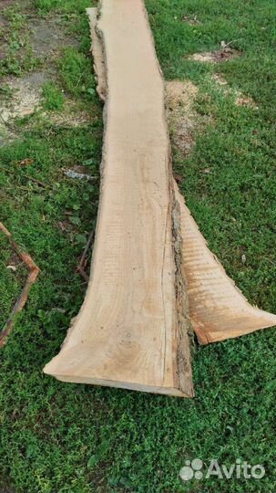 Доска необрезная ясень