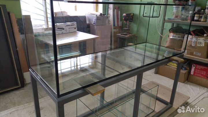 Аквариум на 600 л новый с подставкой и сампом