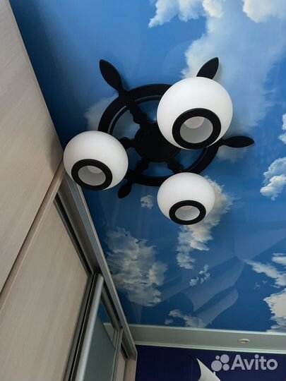 Люстра потолочная штурвал