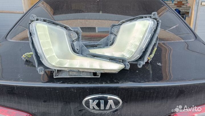 Противотуманные фары на kia rio 3
