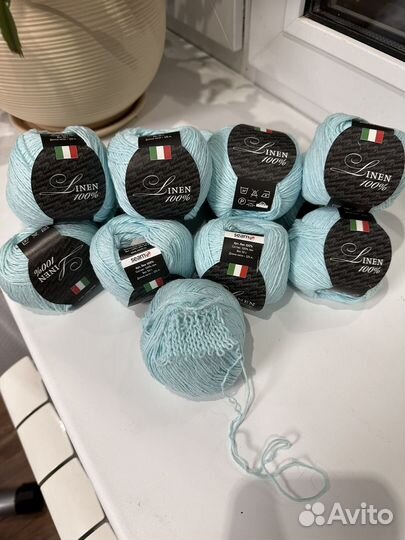 Пряжа Лен 100% Италия Seam
