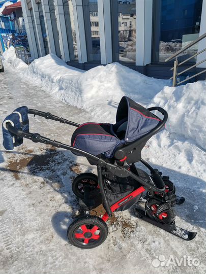 Коляска camarelo 3 в 1