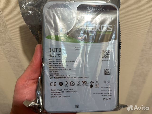 Жесткий диск 10тб Seagate Exos x14 10 tb
