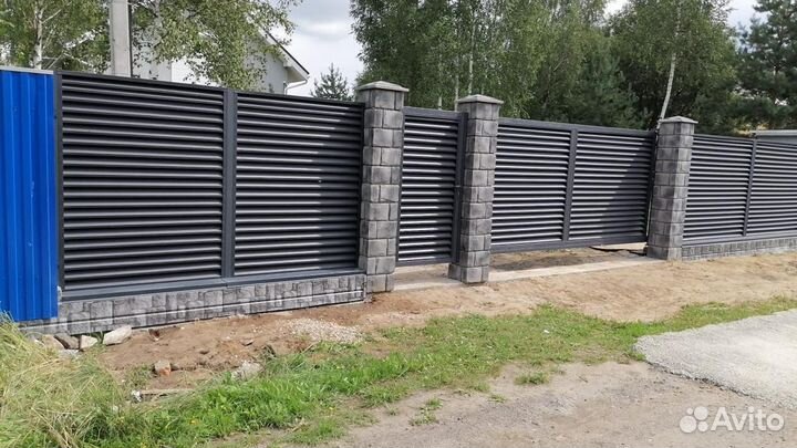 Заборы ворота навесы