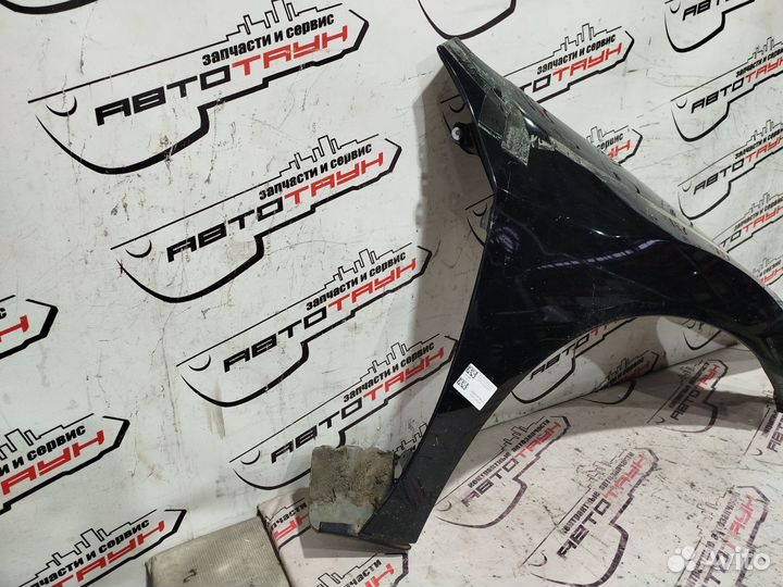 Крыло honda accord CU1 CU2 CW1 CW2 60210TL0G00ZZ переднее правое черный, NH731P S3640