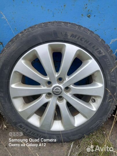 Колеса Opel Astra J в сборе зимние215/50r17