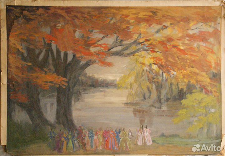 Анушина А. И. - эскиз декорации 