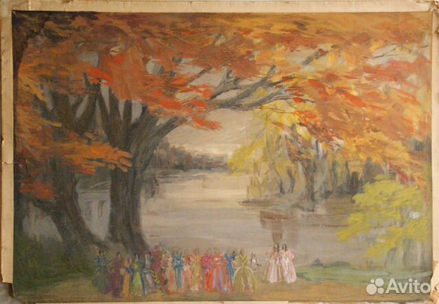 Анушина А. И. - эскиз декорации 